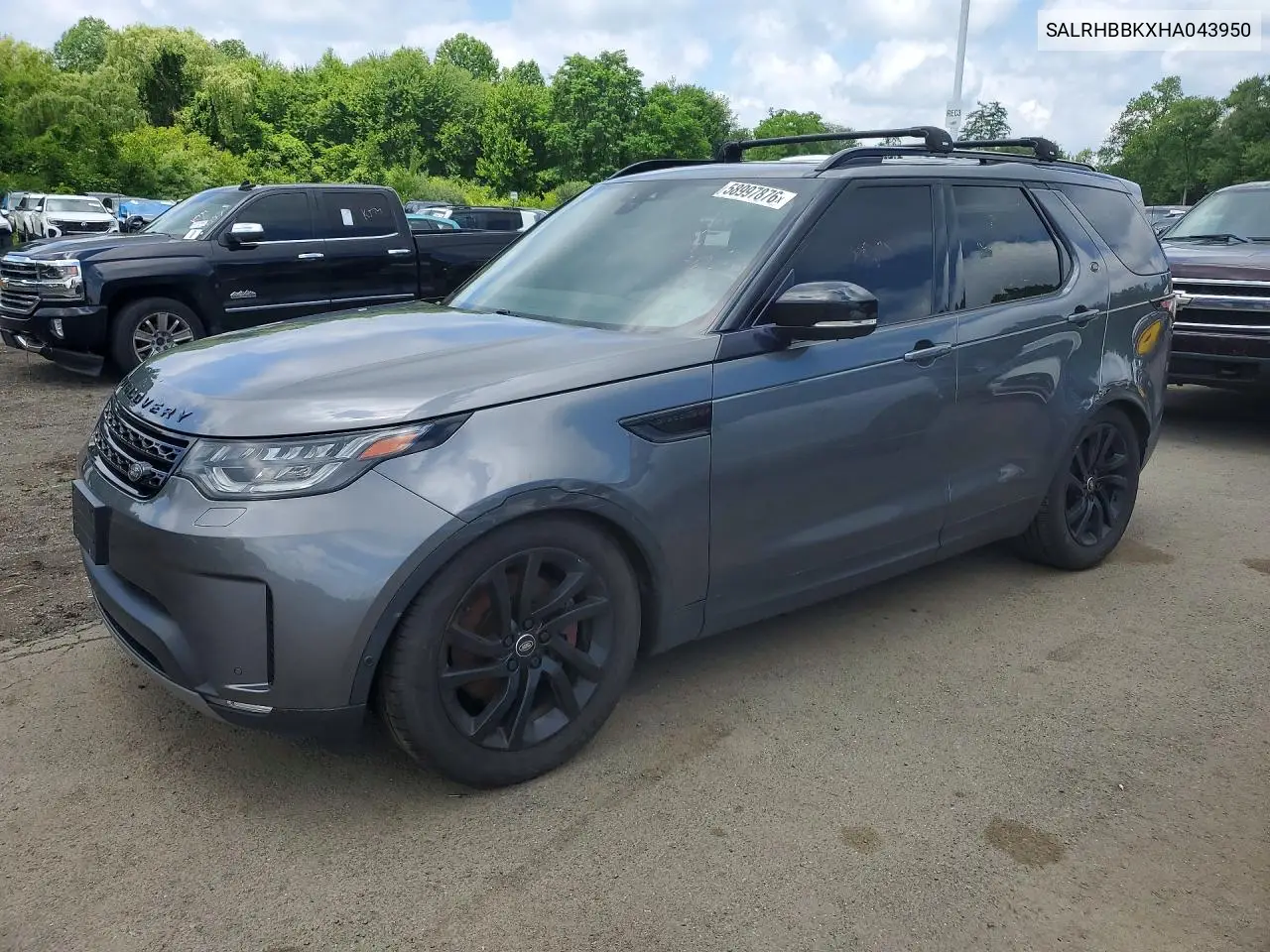 2017 Land Rover Discovery Hse Luxury VIN: SALRHBBKXHA043950 Lot: 58997876