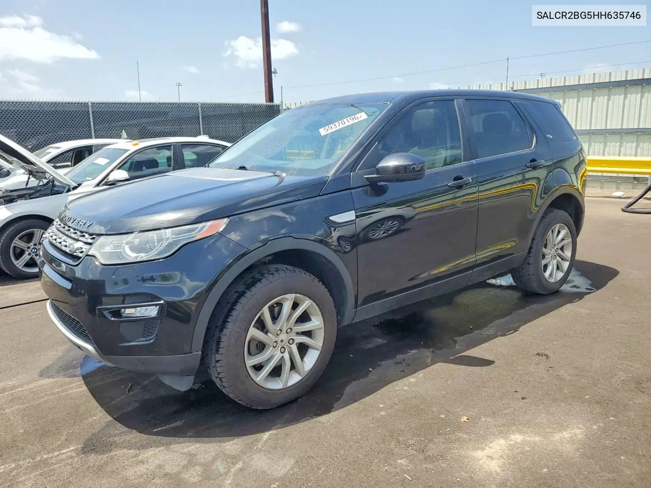2017 Land Rover Discovery Sport Hse VIN: SALCR2BG5HH635746 Lot: 59370196