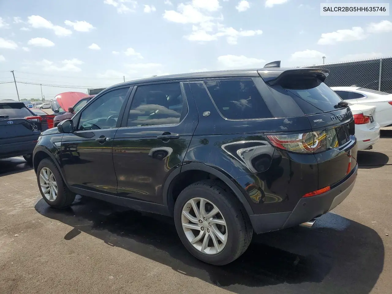 2017 Land Rover Discovery Sport Hse VIN: SALCR2BG5HH635746 Lot: 59370196