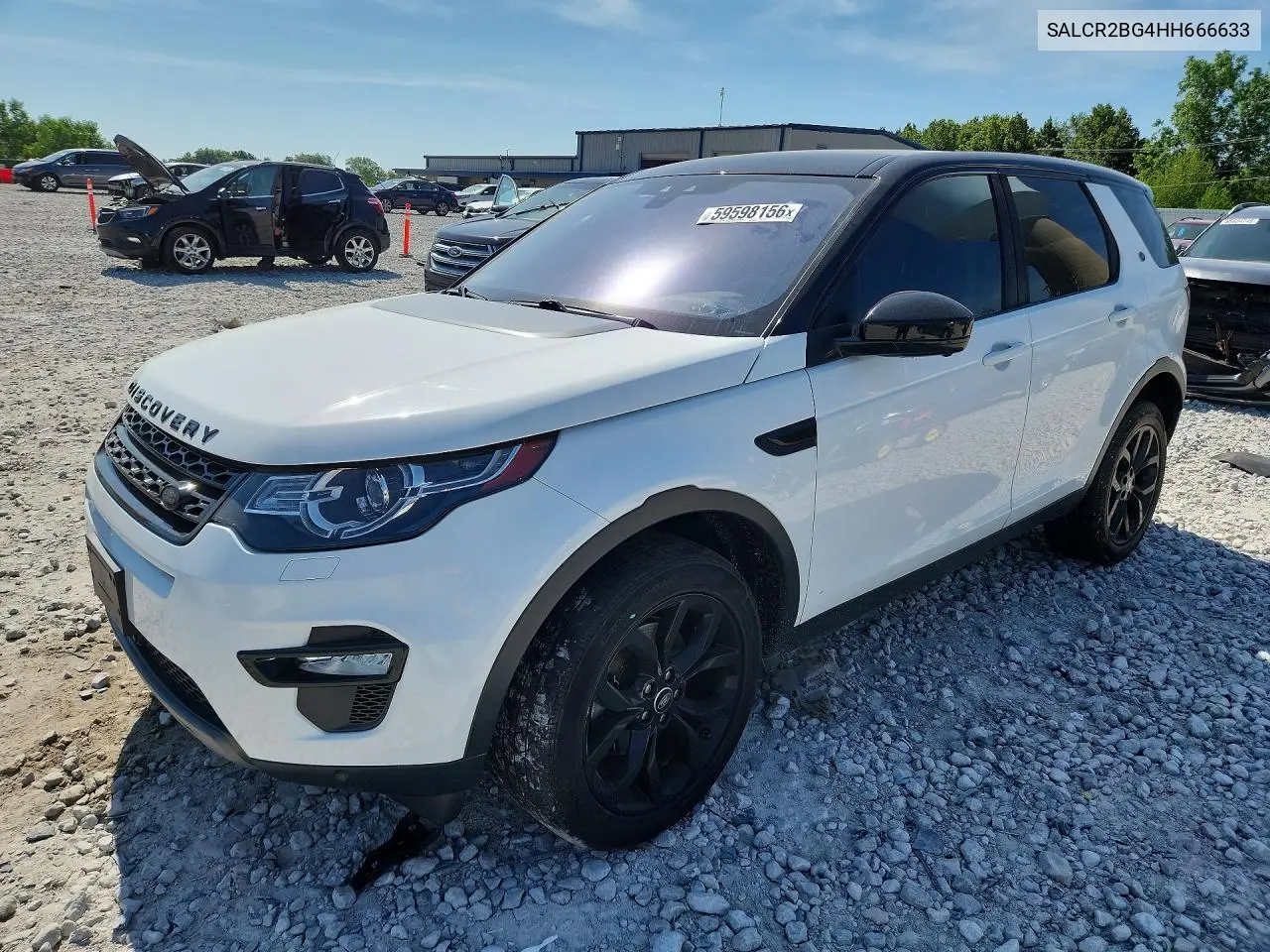 2017 Land Rover Discovery Sport Hse VIN: SALCR2BG4HH666633 Lot: 59598156