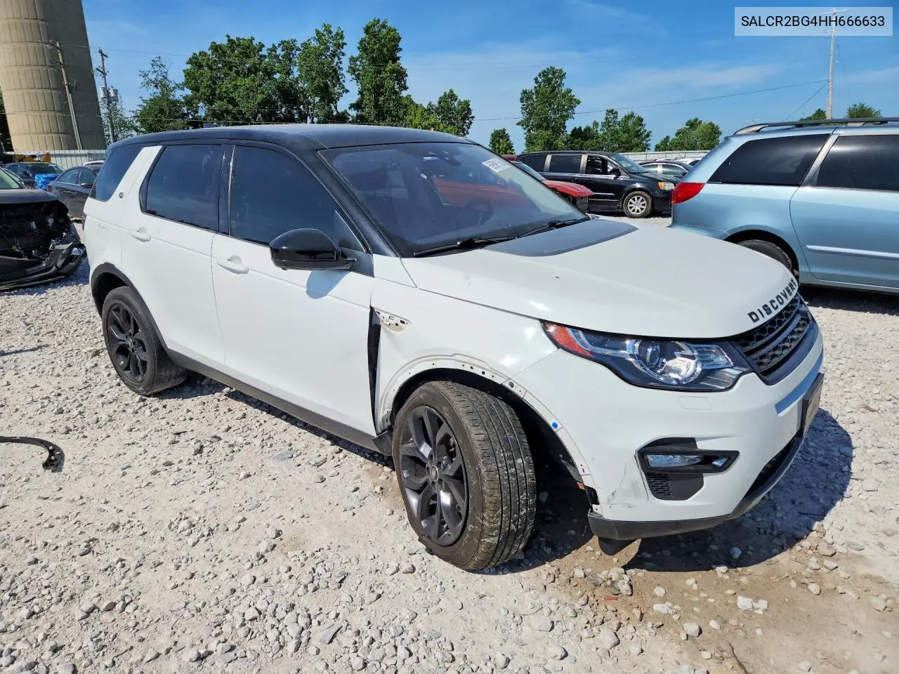 2017 Land Rover Discovery Sport Hse VIN: SALCR2BG4HH666633 Lot: 59598156