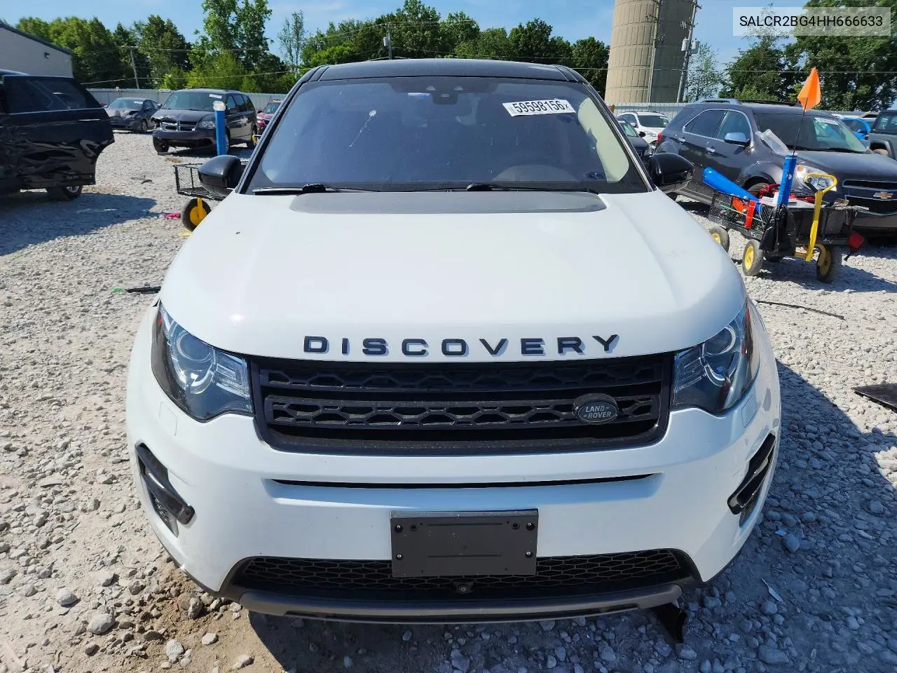 2017 Land Rover Discovery Sport Hse VIN: SALCR2BG4HH666633 Lot: 59598156