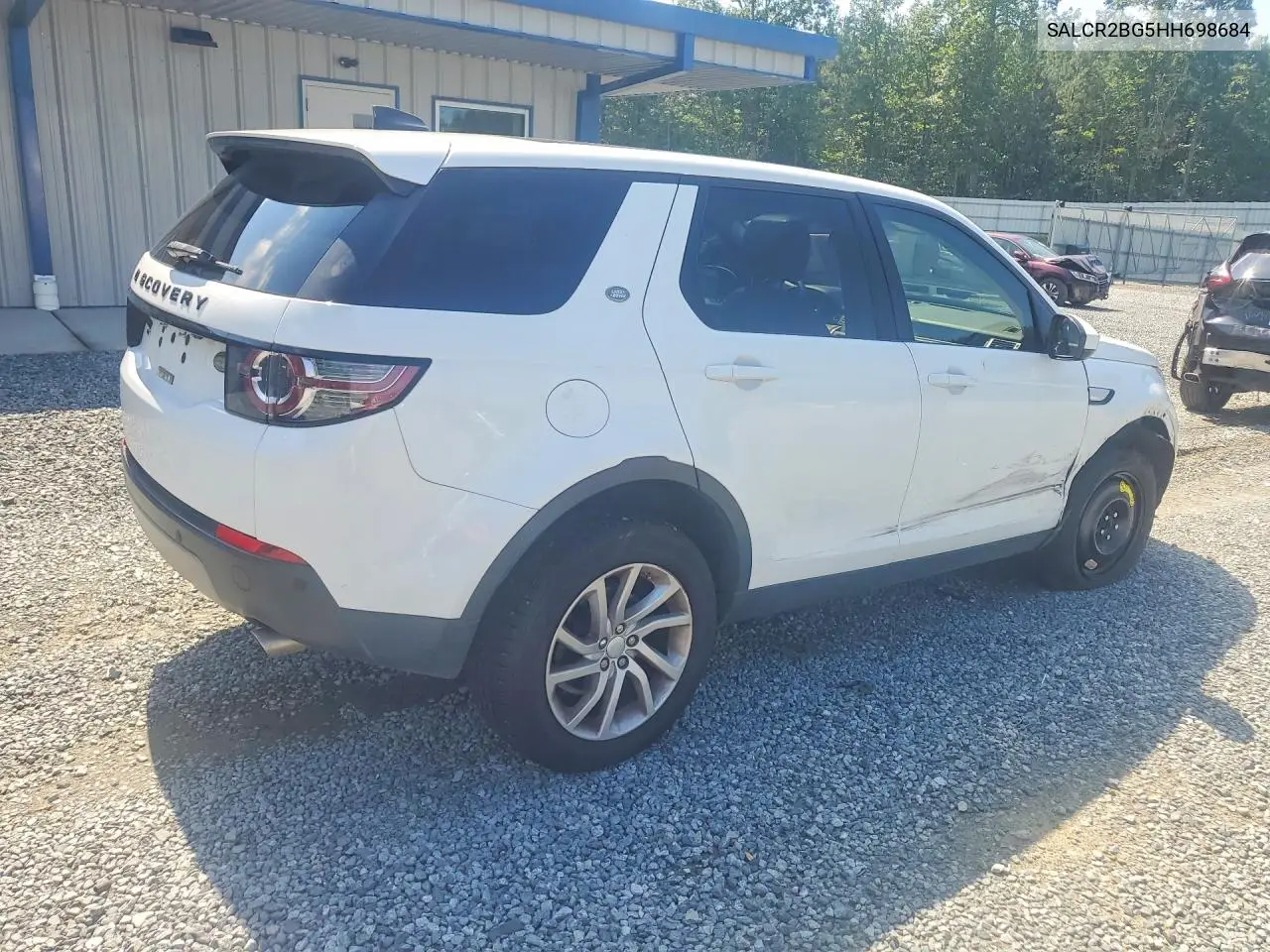 2017 Land Rover Discovery Sport Hse VIN: SALCR2BG5HH698684 Lot: 60384416