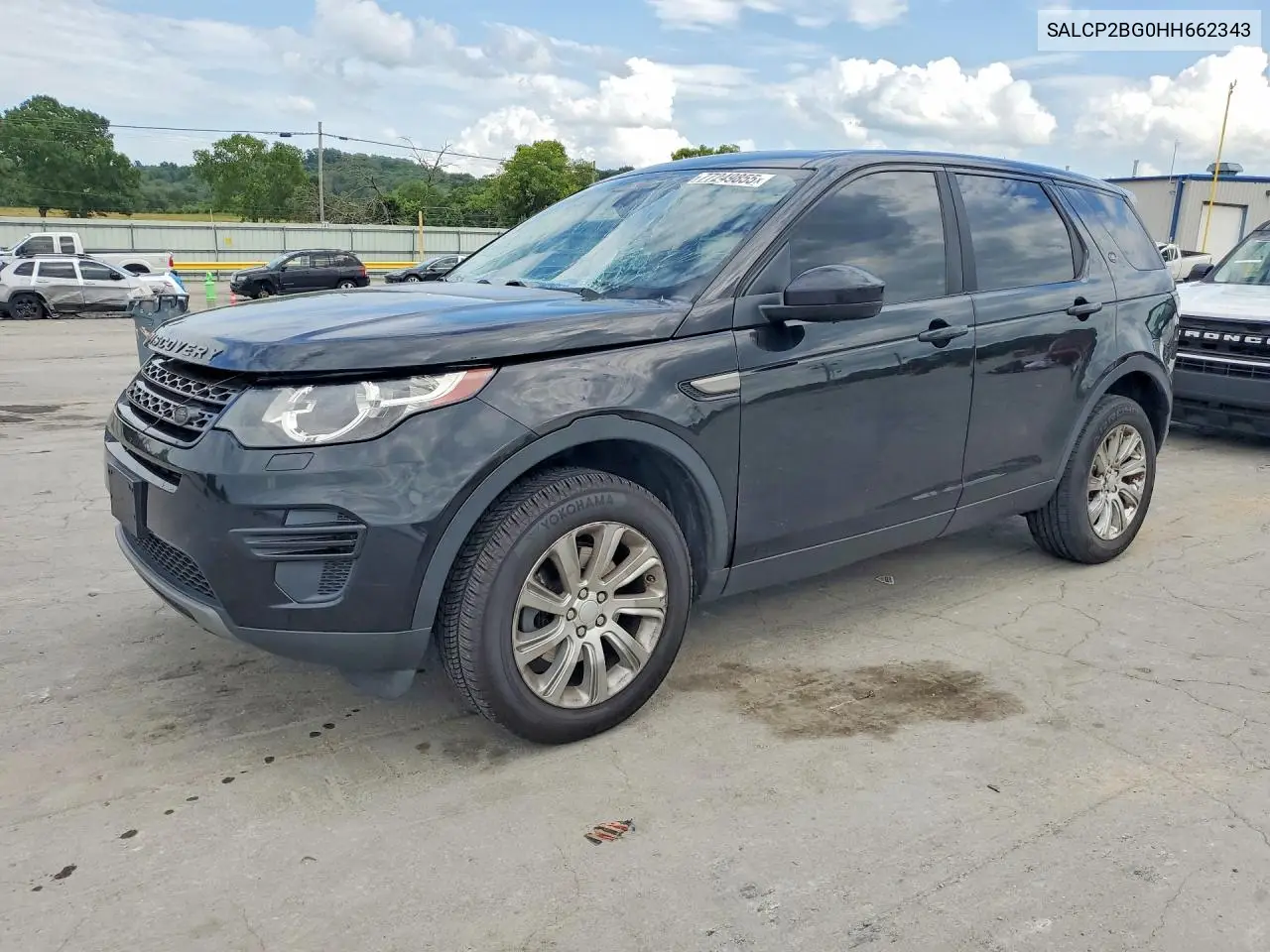 2017 Land Rover Discovery Sport Se VIN: SALCP2BG0HH662343 Lot: 77249855