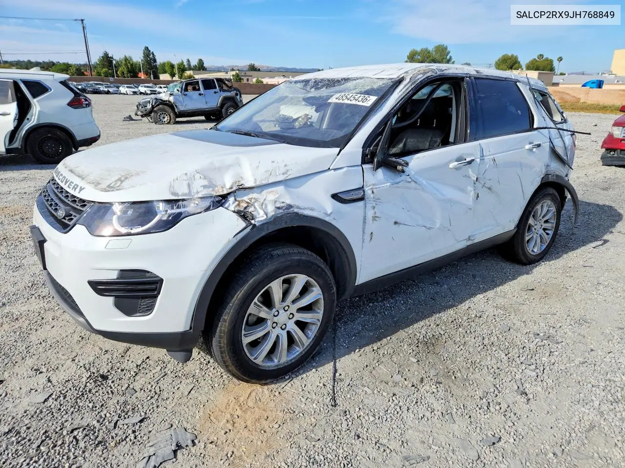 2018 Land Rover Discovery Sport Se VIN: SALCP2RX9JH768849 Lot: 48545436