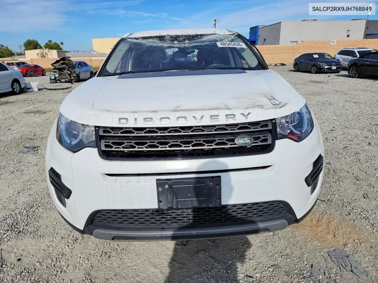 2018 Land Rover Discovery Sport Se VIN: SALCP2RX9JH768849 Lot: 48545436