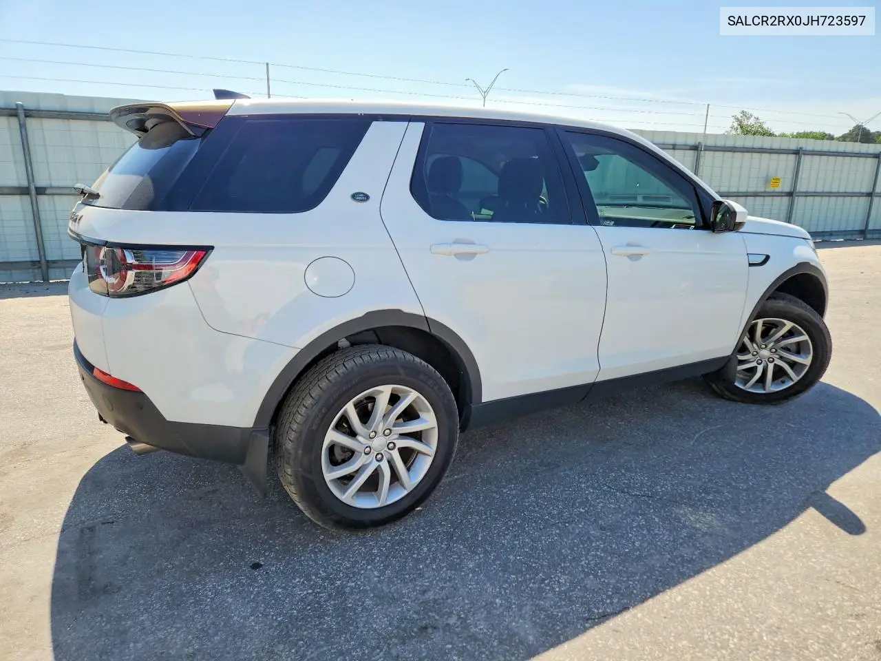 2018 Land Rover Discovery Sport Hse VIN: SALCR2RX0JH723597 Lot: 50963686