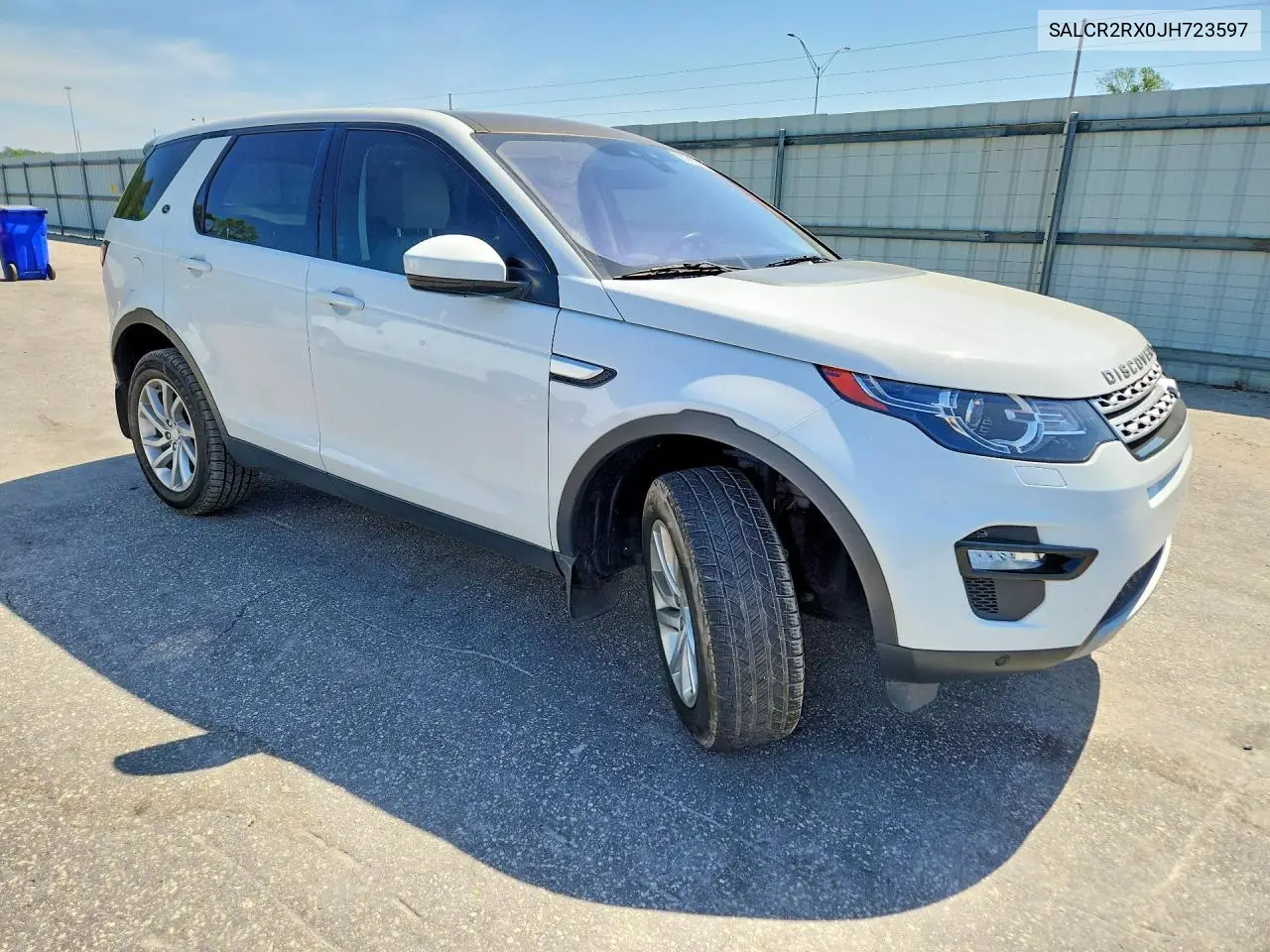 2018 Land Rover Discovery Sport Hse VIN: SALCR2RX0JH723597 Lot: 50963686