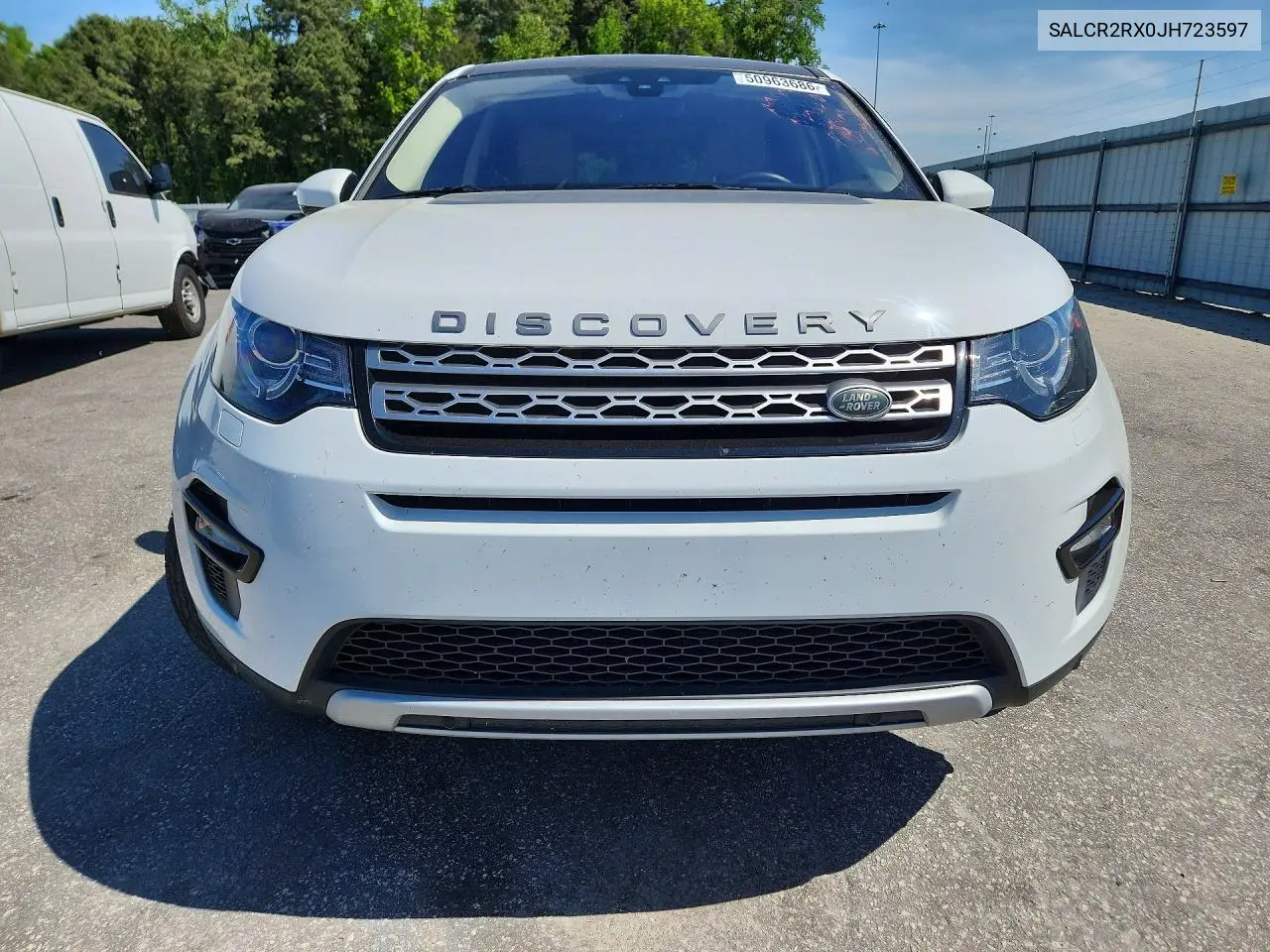 2018 Land Rover Discovery Sport Hse VIN: SALCR2RX0JH723597 Lot: 50963686