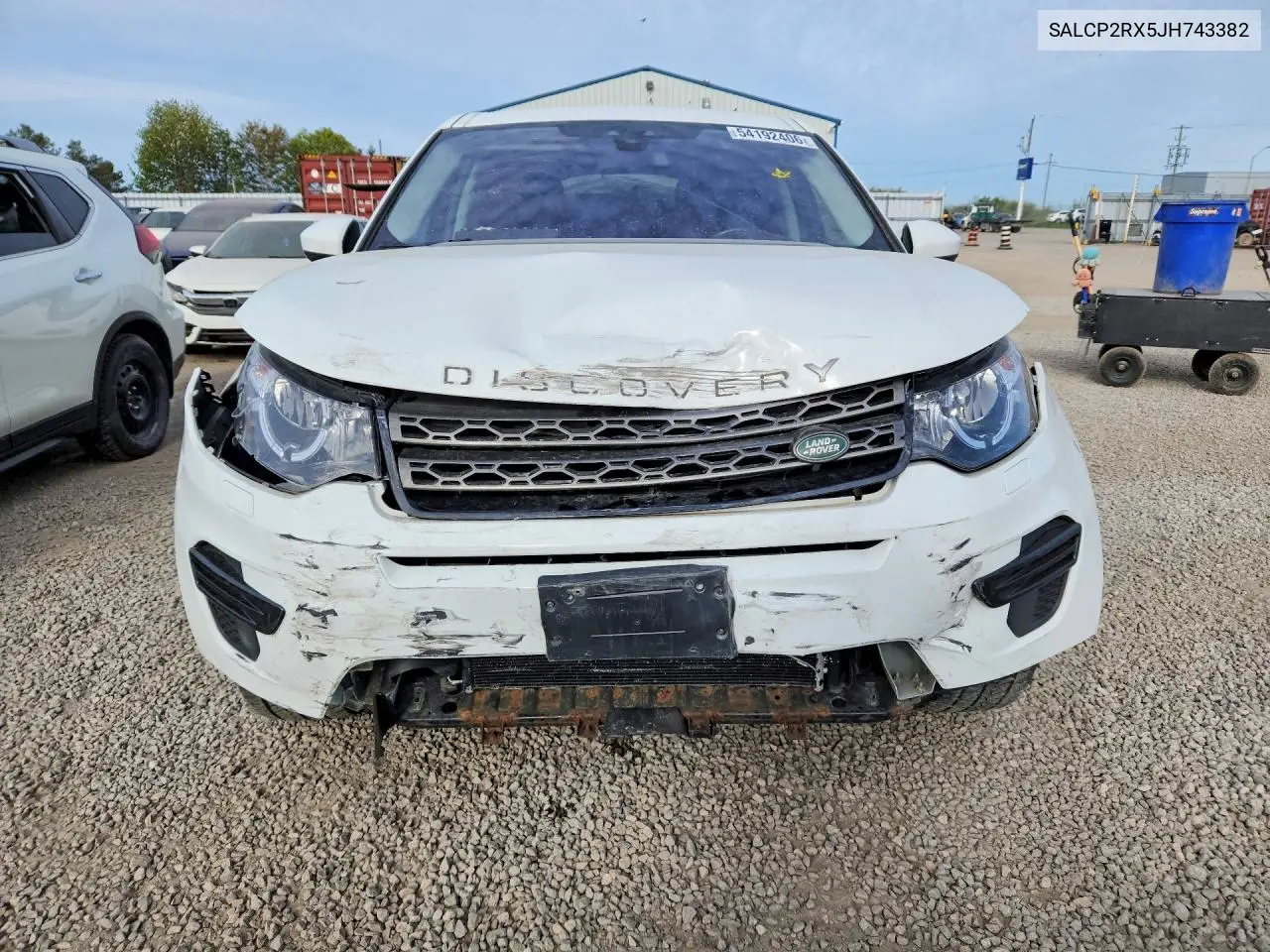 2018 Land Rover Discovery Sport Se VIN: SALCP2RX5JH743382 Lot: 54192406