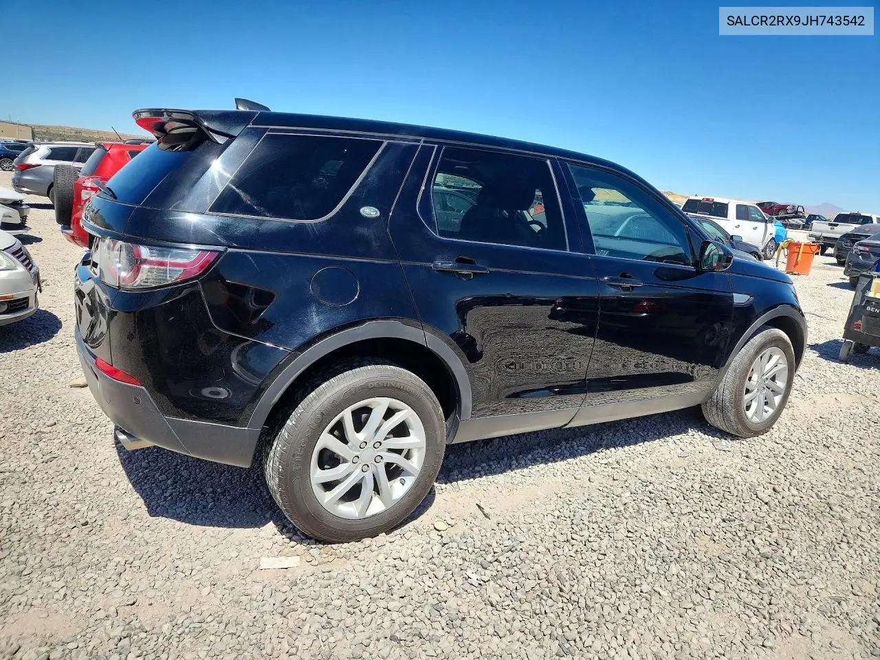 2018 Land Rover Discovery Sport Hse VIN: SALCR2RX9JH743542 Lot: 56814416
