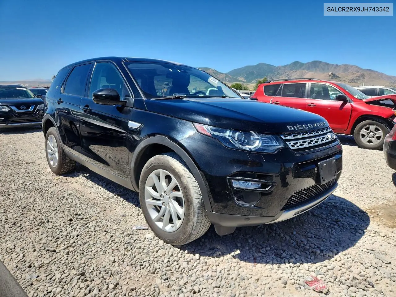 2018 Land Rover Discovery Sport Hse VIN: SALCR2RX9JH743542 Lot: 56814416
