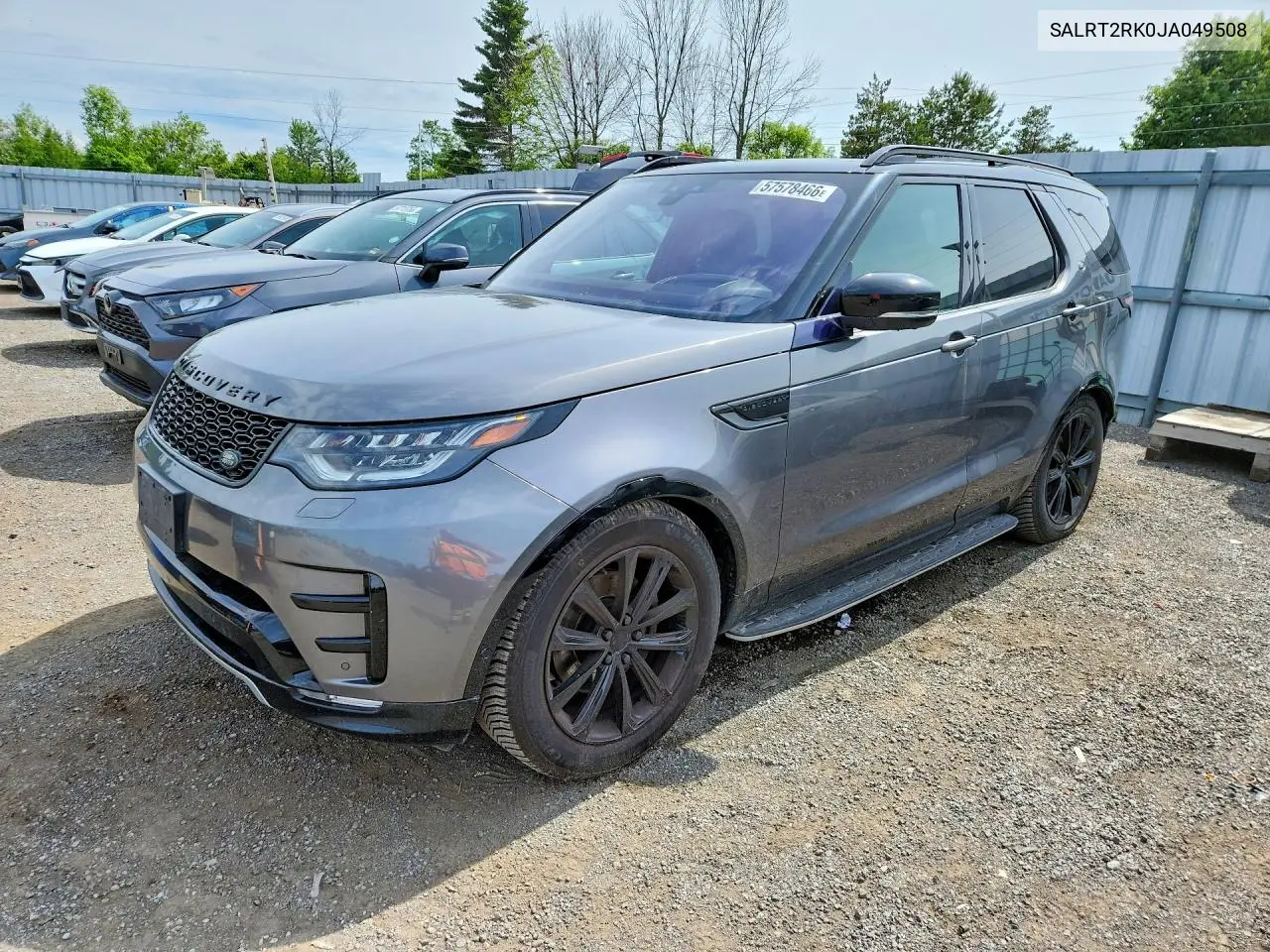 2018 Land Rover Discovery Hse Luxury VIN: SALRT2RK0JA049508 Lot: 57578466