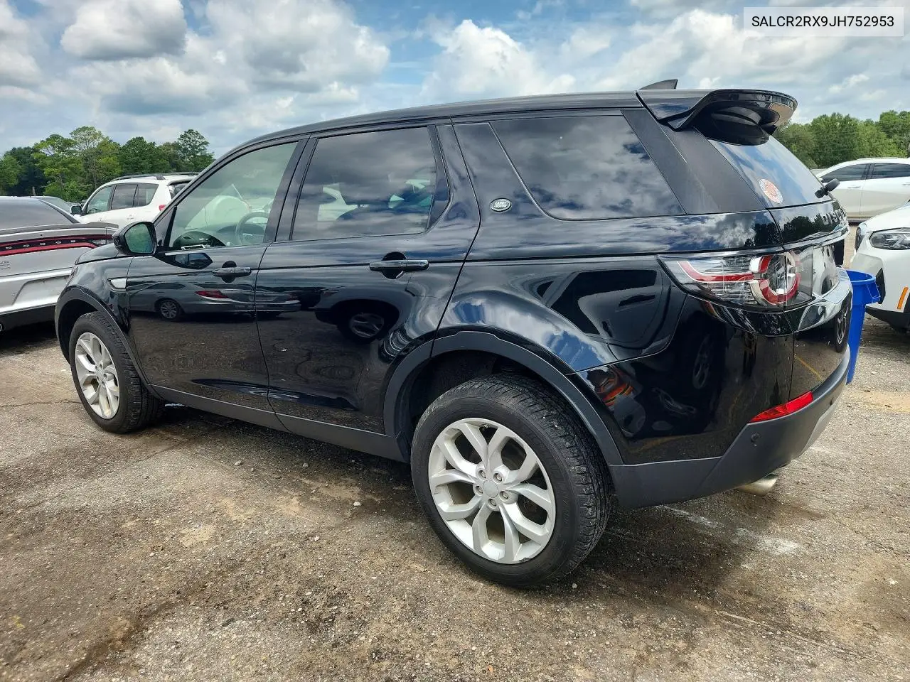2018 Land Rover Discovery Sport Hse VIN: SALCR2RX9JH752953 Lot: 58318336