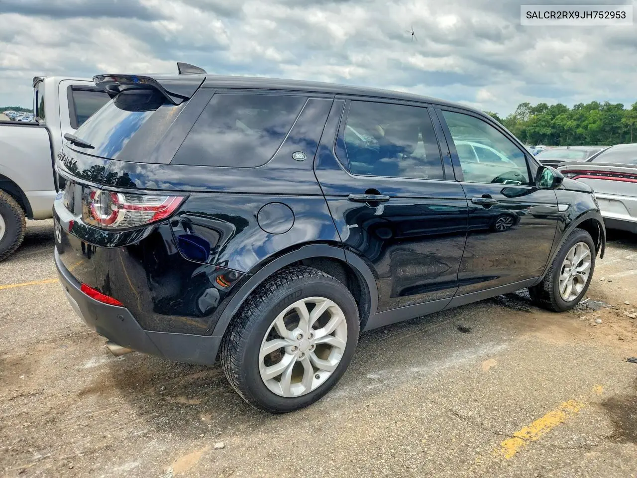 2018 Land Rover Discovery Sport Hse VIN: SALCR2RX9JH752953 Lot: 58318336