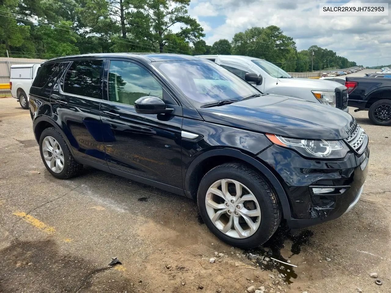 2018 Land Rover Discovery Sport Hse VIN: SALCR2RX9JH752953 Lot: 58318336