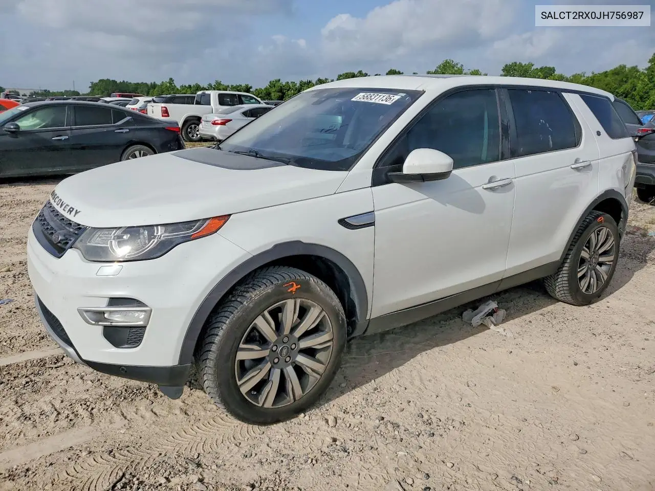 2018 Land Rover Discovery Sport Hse Luxury VIN: SALCT2RX0JH756987 Lot: 58831136