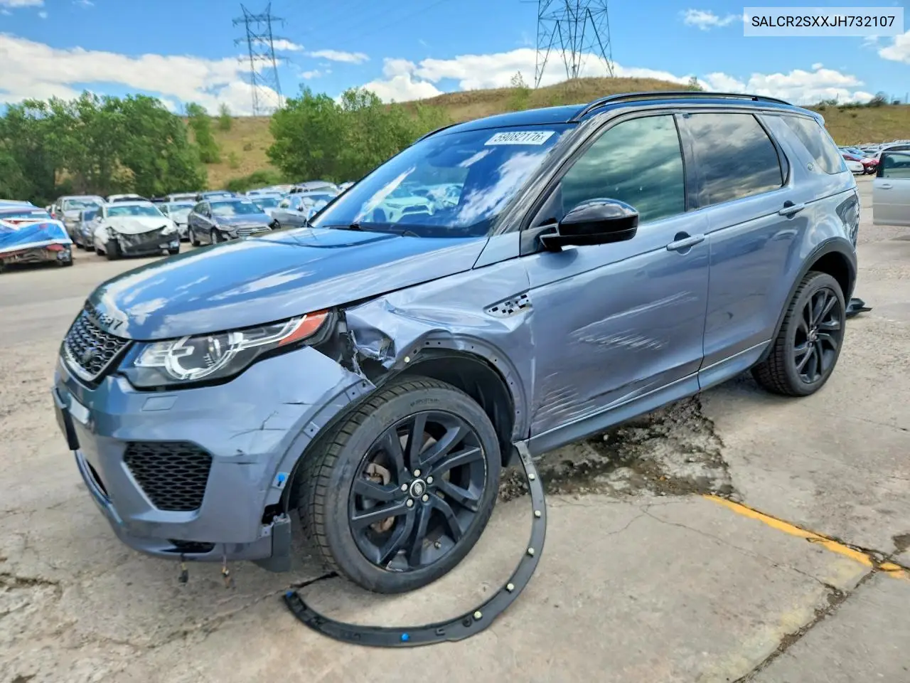 2018 Land Rover Discovery Sport Hse VIN: SALCR2SXXJH732107 Lot: 59082176