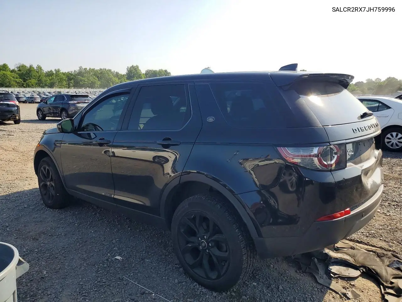 2018 Land Rover Discovery Sport Hse VIN: SALCR2RX7JH759996 Lot: 59272346