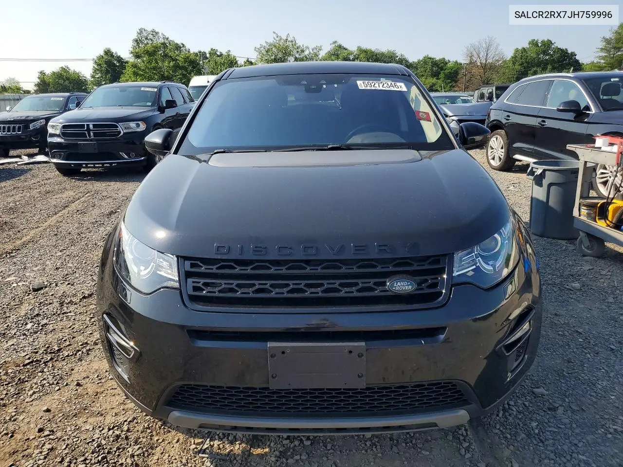 2018 Land Rover Discovery Sport Hse VIN: SALCR2RX7JH759996 Lot: 59272346