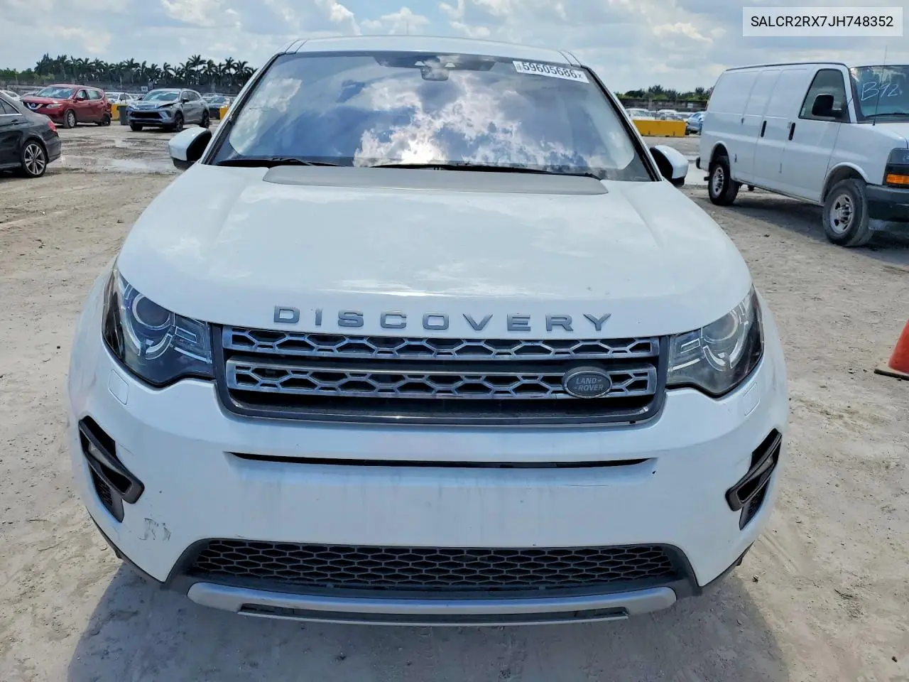 2018 Land Rover Discovery Sport Hse VIN: SALCR2RX7JH748352 Lot: 59605686