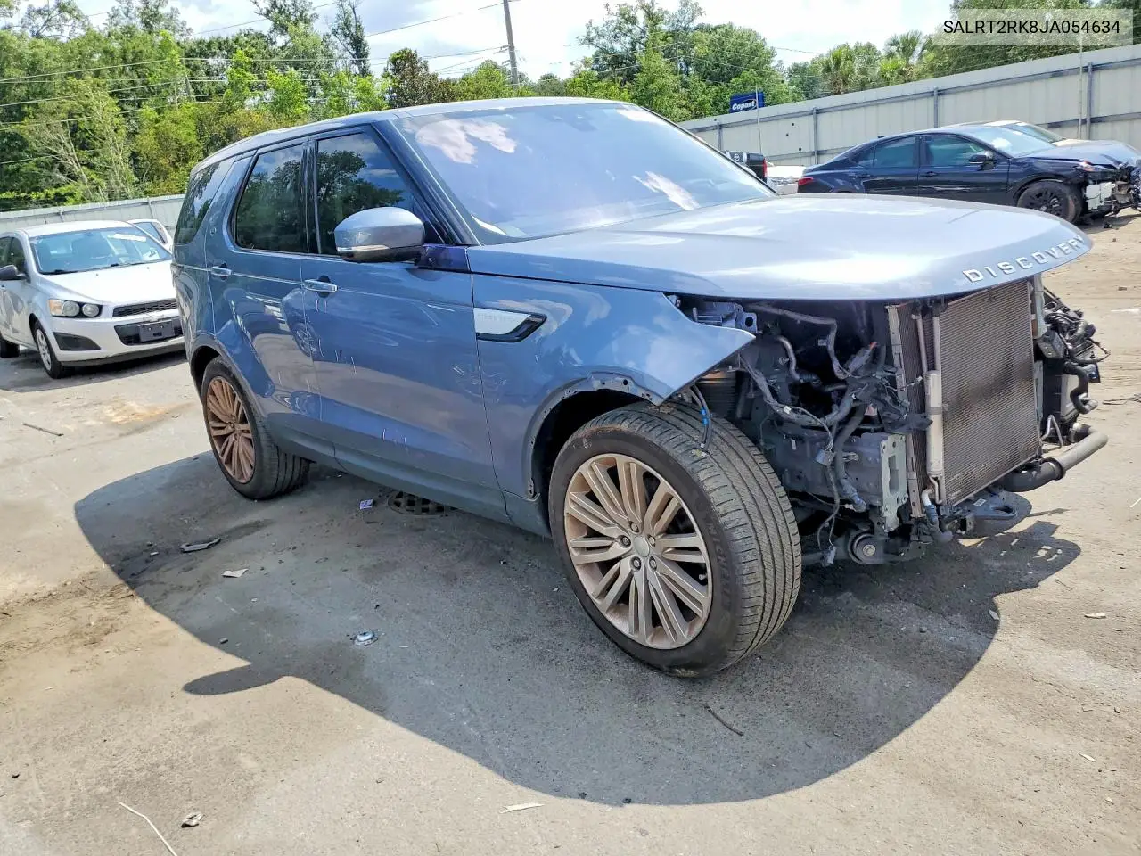 2018 Land Rover Discovery Hse Luxury VIN: SALRT2RK8JA054634 Lot: 60006286