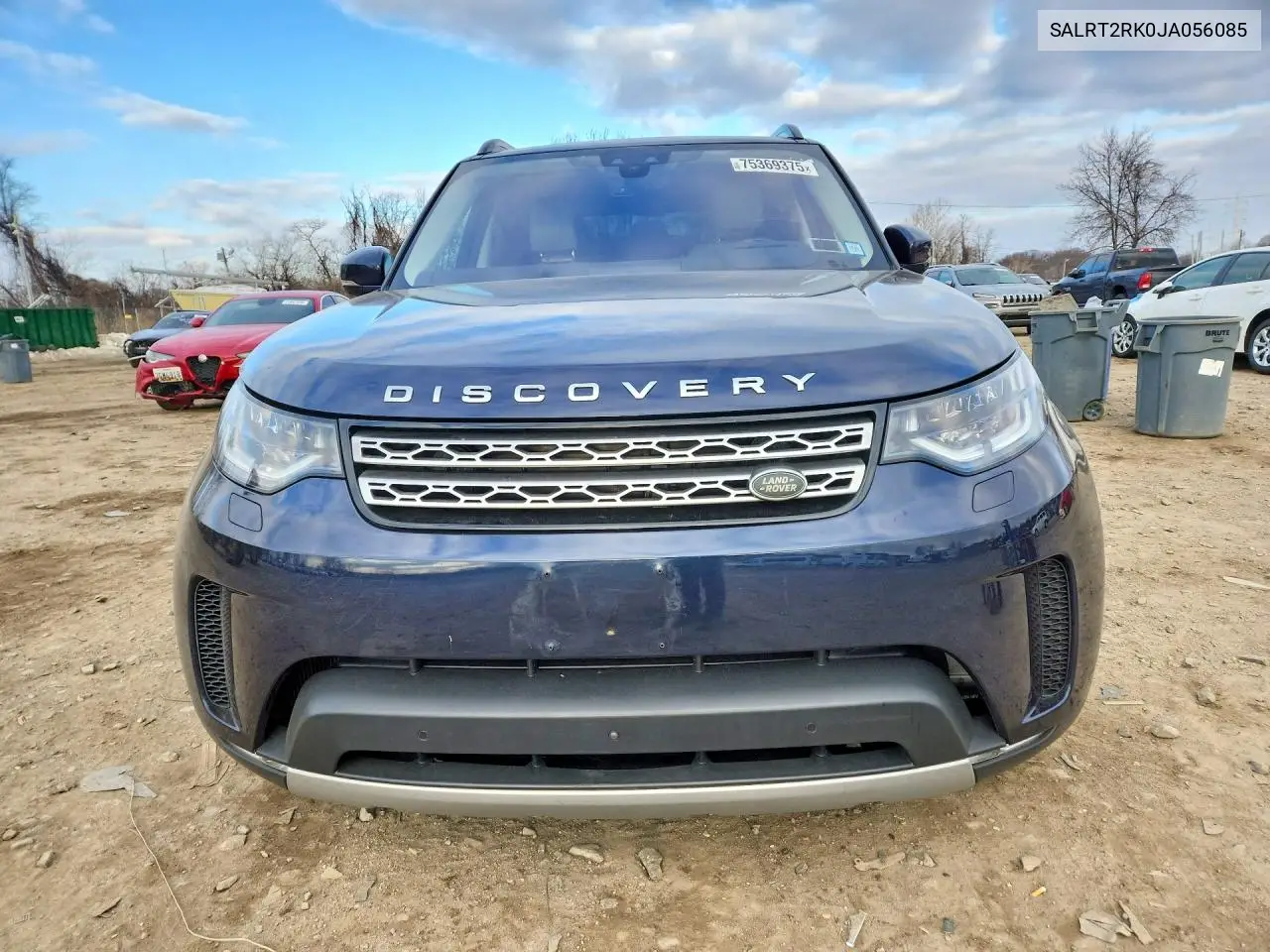 2018 Land Rover Discovery Hse Luxury VIN: SALRT2RK0JA056085 Lot: 75369375