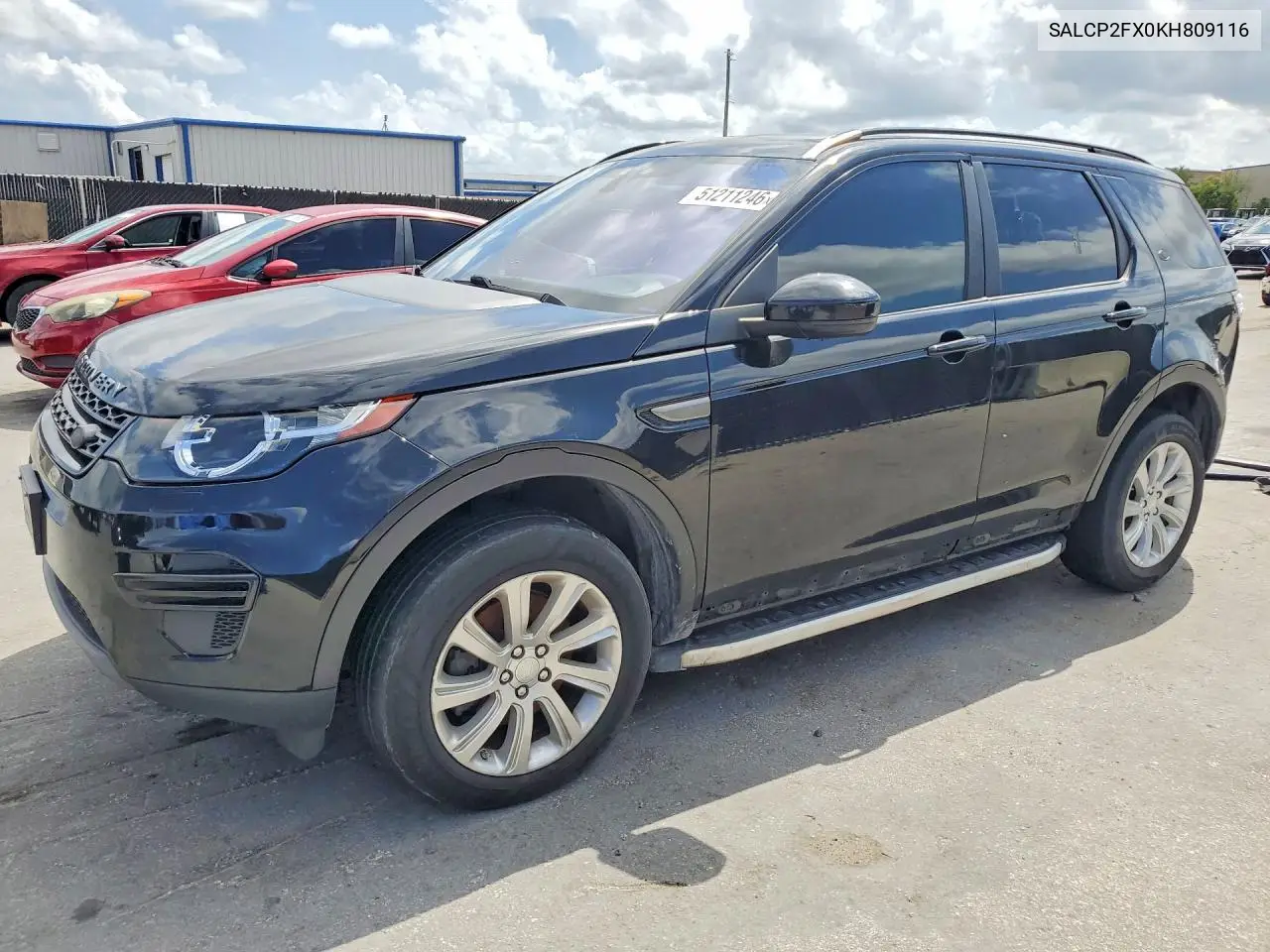 2019 Land Rover Discovery Sport Se VIN: SALCP2FX0KH809116 Lot: 51211246