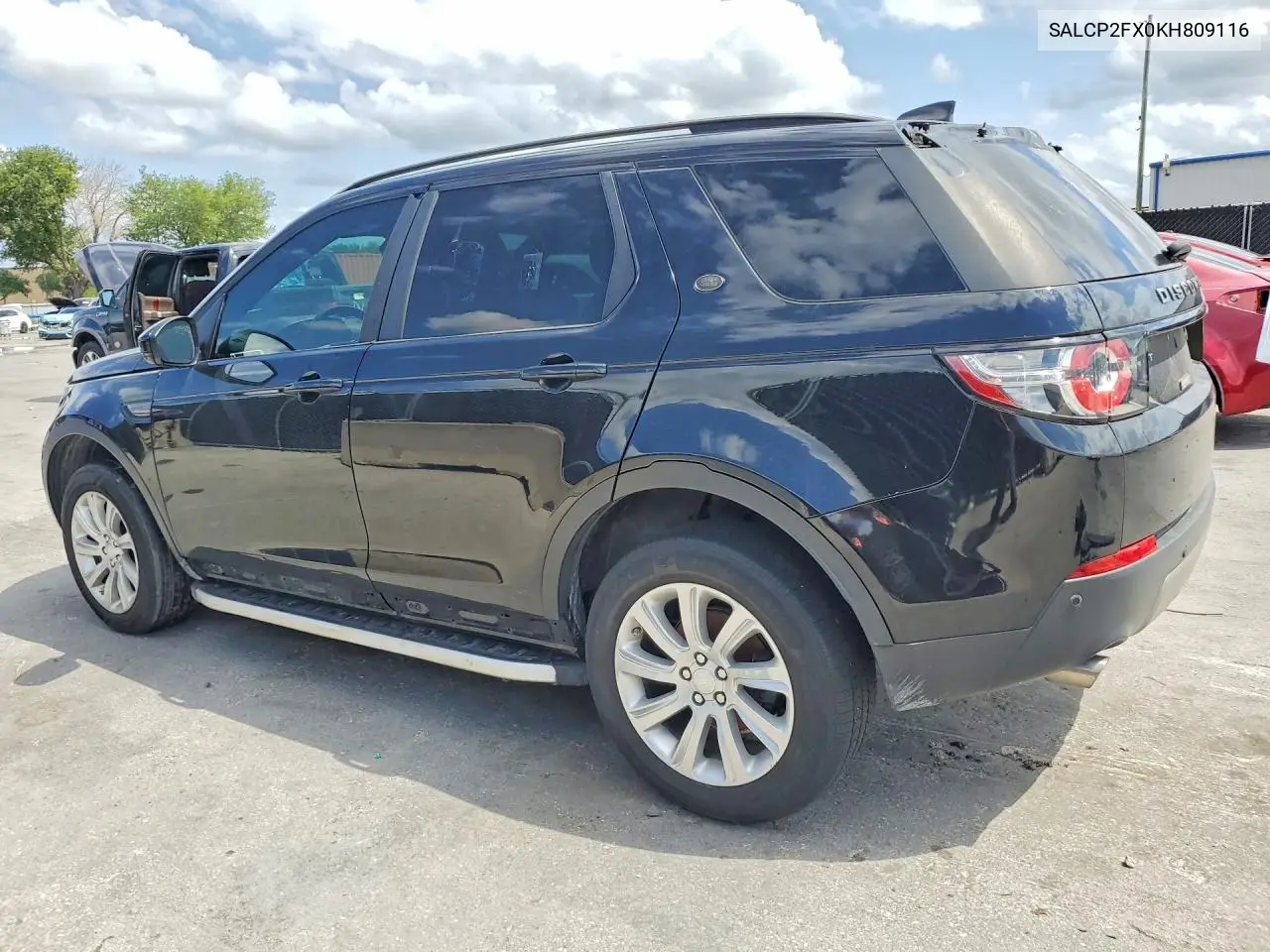 2019 Land Rover Discovery Sport Se VIN: SALCP2FX0KH809116 Lot: 51211246