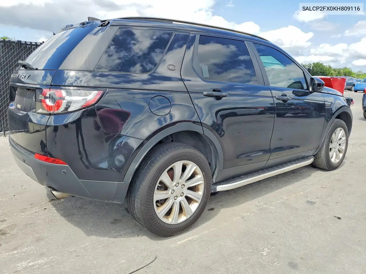 2019 Land Rover Discovery Sport Se VIN: SALCP2FX0KH809116 Lot: 51211246