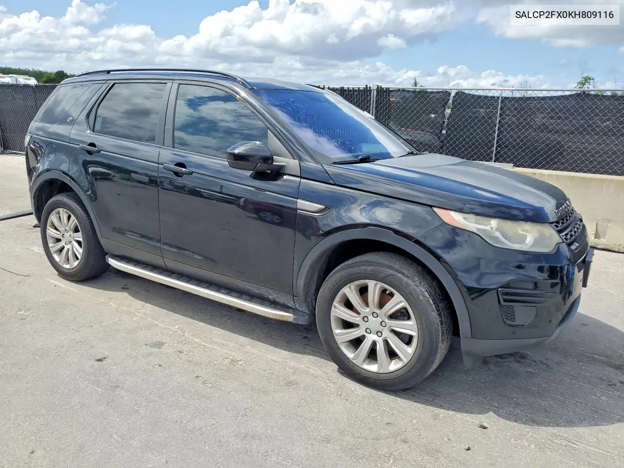 2019 Land Rover Discovery Sport Se VIN: SALCP2FX0KH809116 Lot: 51211246