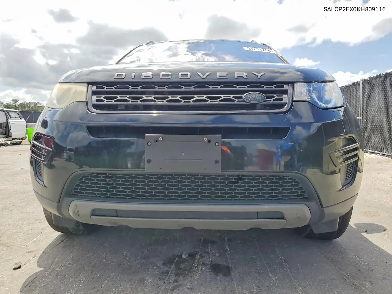 2019 Land Rover Discovery Sport Se VIN: SALCP2FX0KH809116 Lot: 51211246