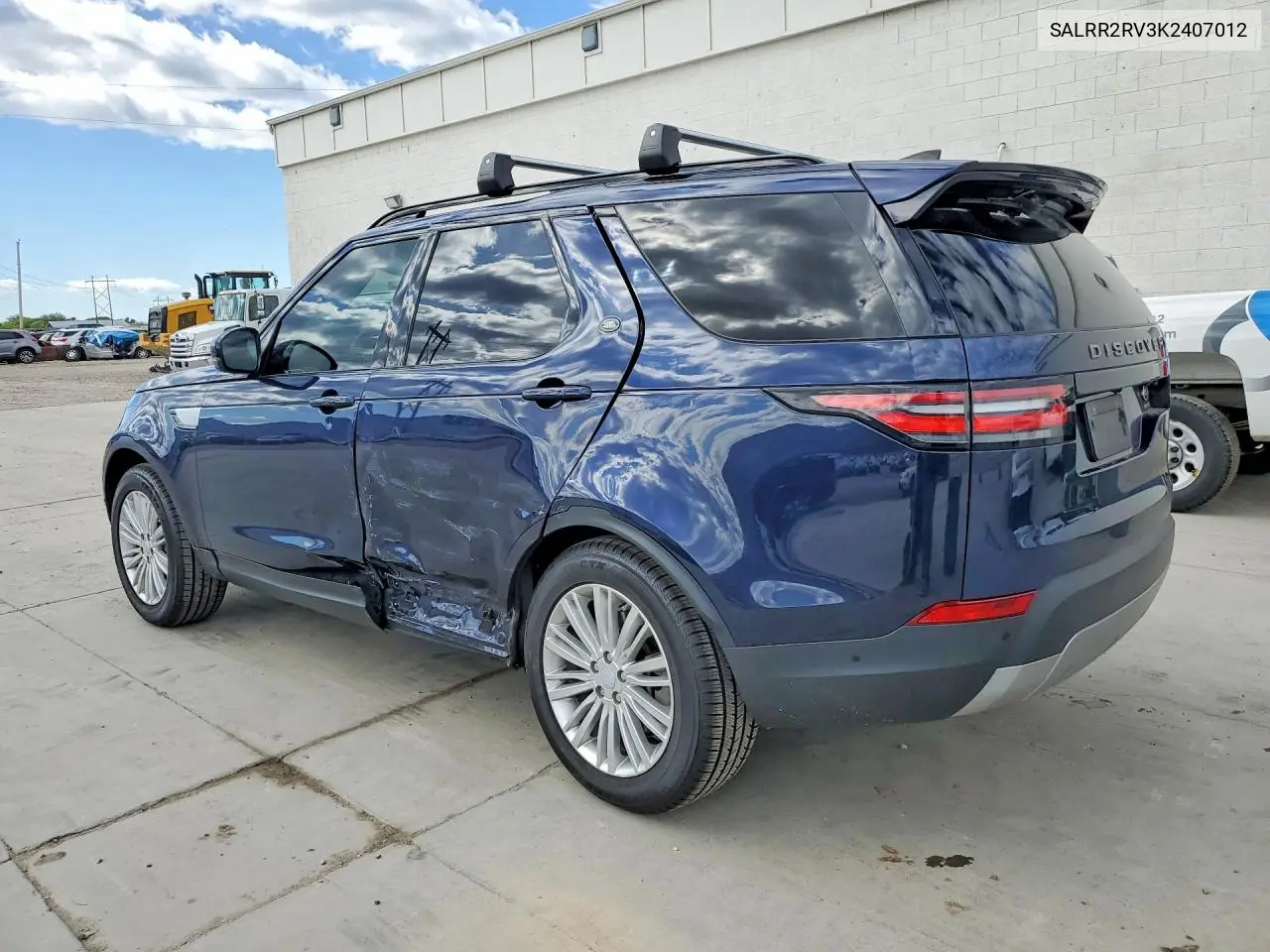 2019 Land Rover Discovery Hse VIN: SALRR2RV3K2407012 Lot: 51347336