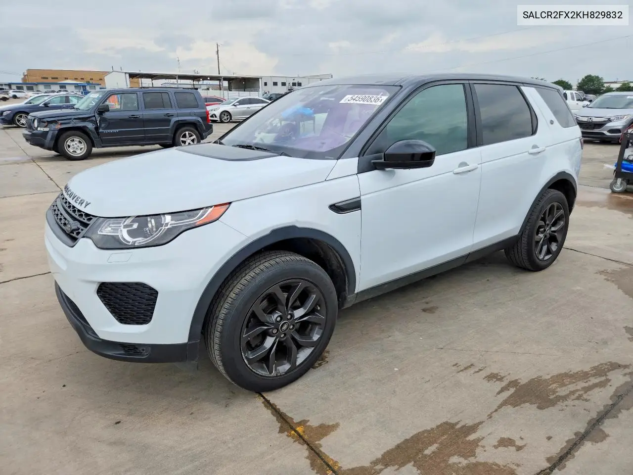 2019 Land Rover Discovery Sport Hse VIN: SALCR2FX2KH829832 Lot: 54590836