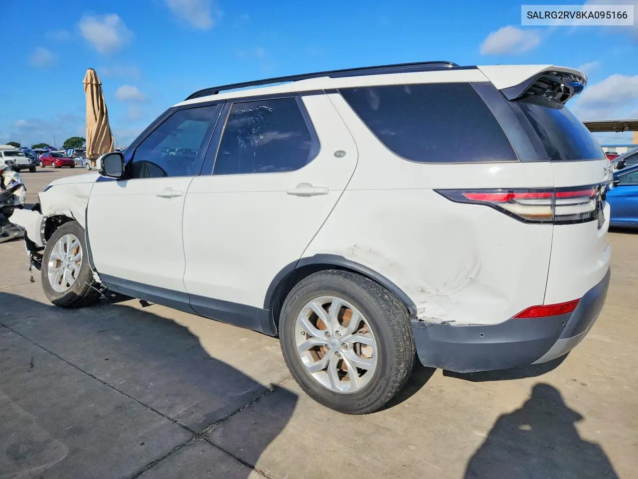 2019 Land Rover Discovery Se VIN: SALRG2RV8KA095166 Lot: 57151286