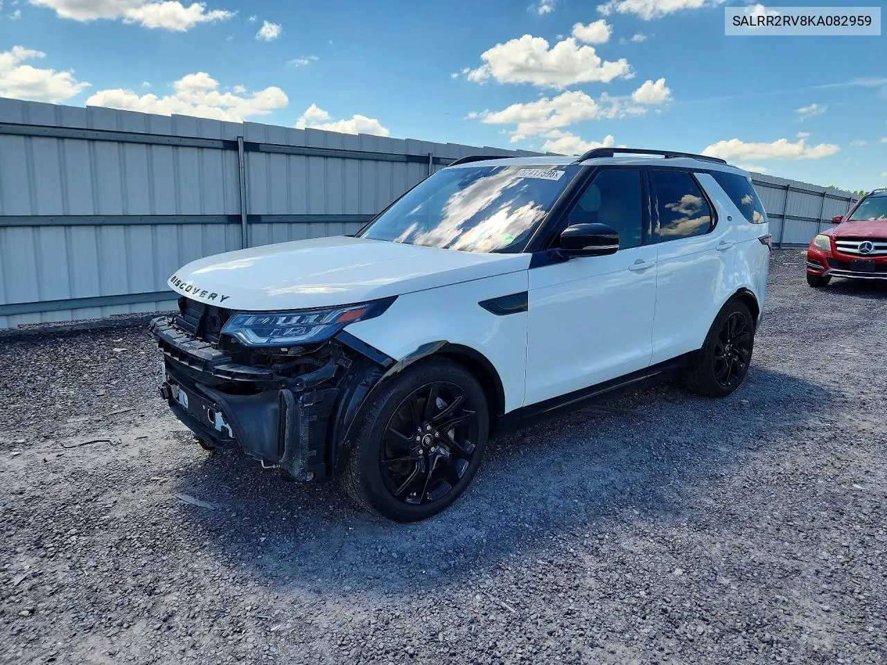 2019 Land Rover Discovery Hse VIN: SALRR2RV8KA082959 Lot: 57417596