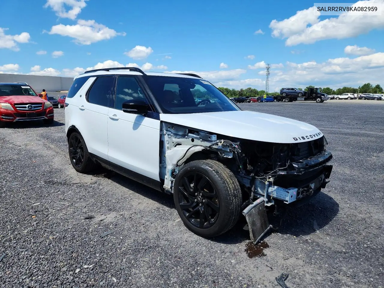 2019 Land Rover Discovery Hse VIN: SALRR2RV8KA082959 Lot: 57417596