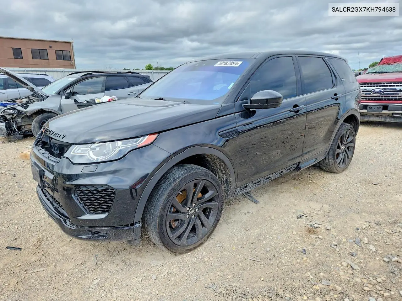 2019 Land Rover Discovery Sport Hse Dynamic VIN: SALCR2GX7KH794638 Lot: 58103826
