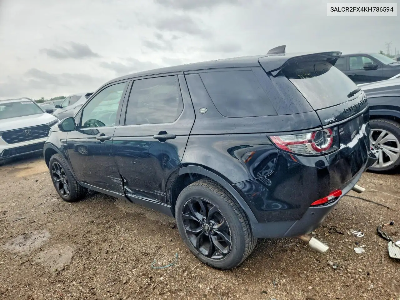 2019 Land Rover Discovery Sport Hse VIN: SALCR2FX4KH786594 Lot: 58706586