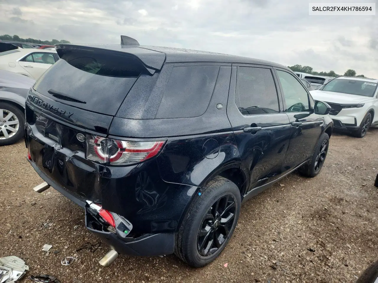 2019 Land Rover Discovery Sport Hse VIN: SALCR2FX4KH786594 Lot: 58706586