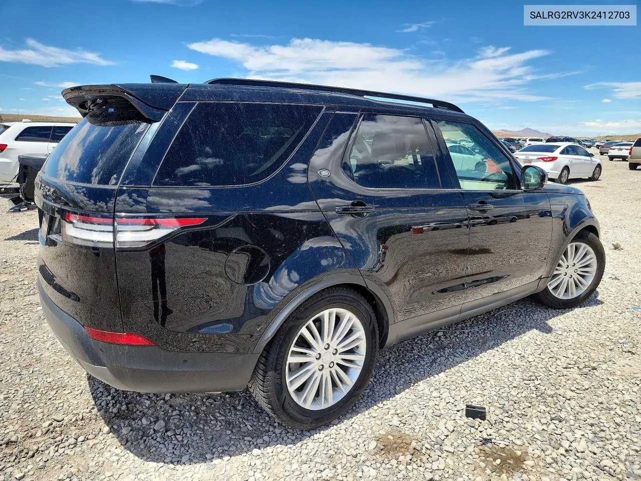 2019 Land Rover Discovery Se VIN: SALRG2RV3K2412703 Lot: 58791066