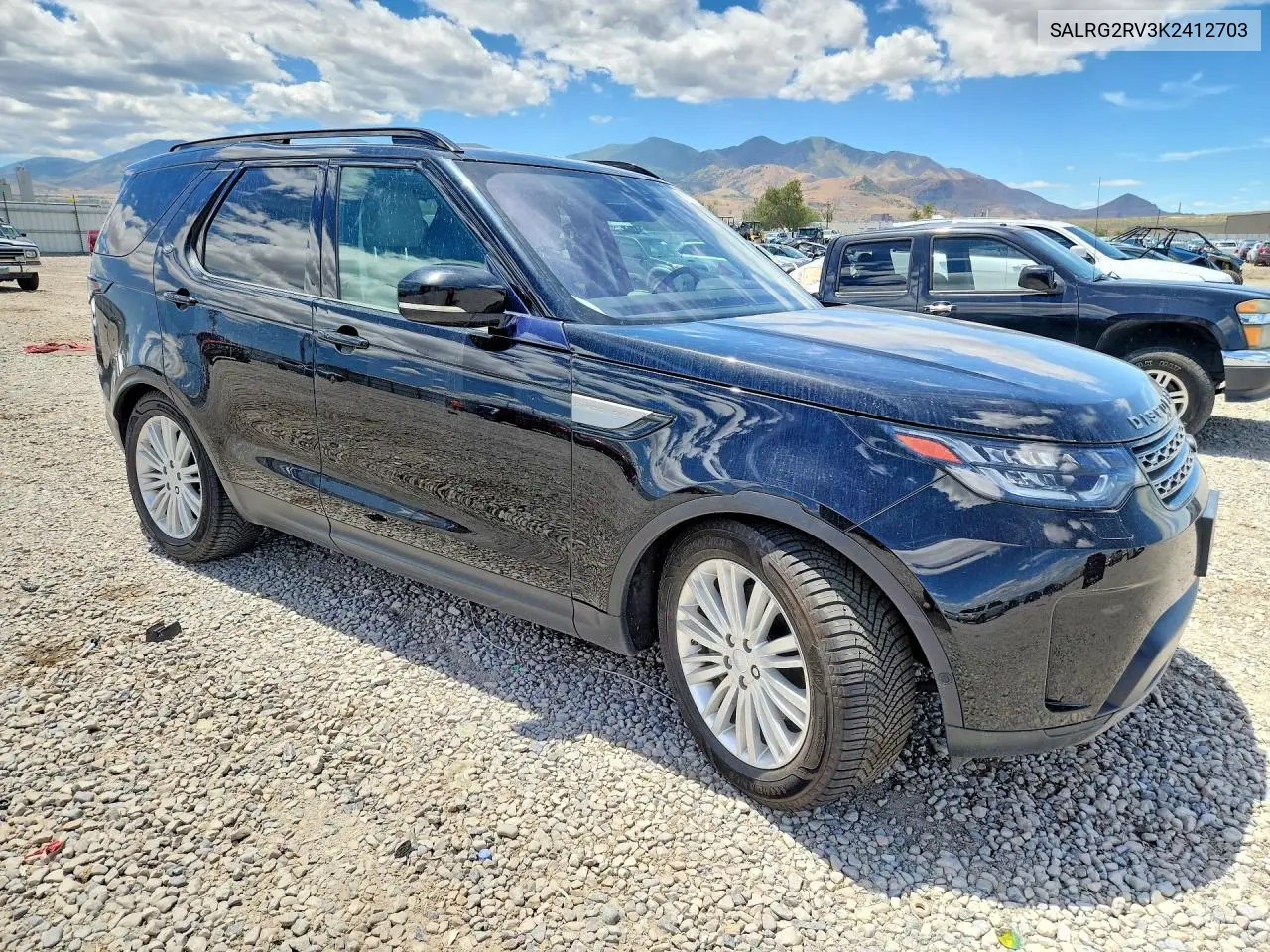 2019 Land Rover Discovery Se VIN: SALRG2RV3K2412703 Lot: 58791066