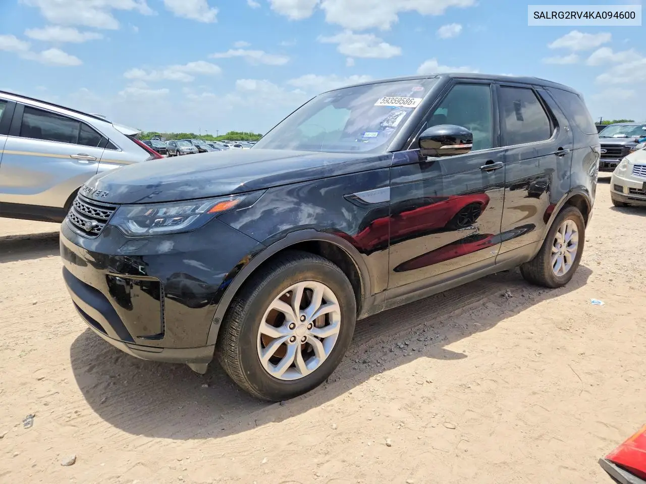 2019 Land Rover Discovery Se VIN: SALRG2RV4KA094600 Lot: 59359586