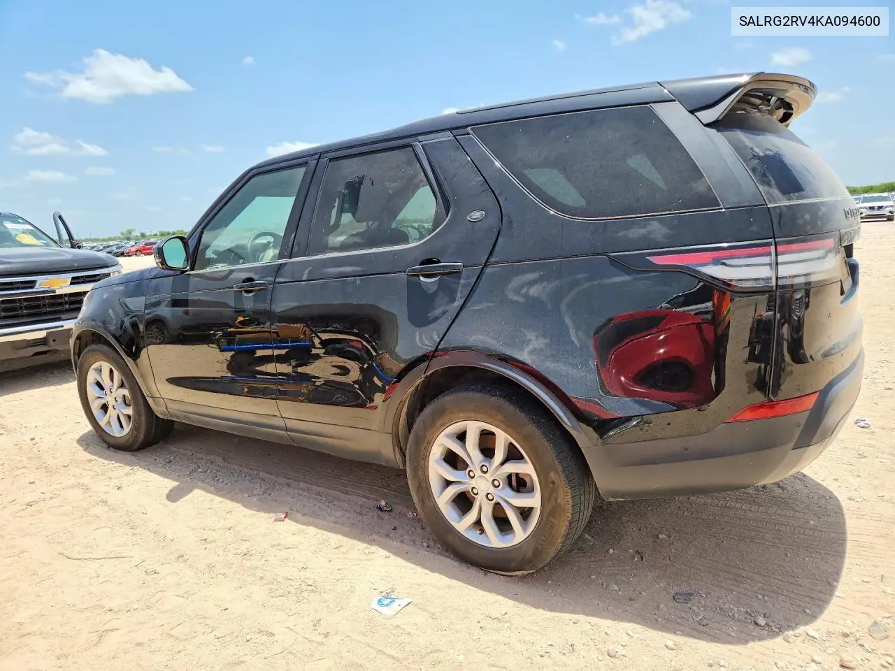 2019 Land Rover Discovery Se VIN: SALRG2RV4KA094600 Lot: 59359586