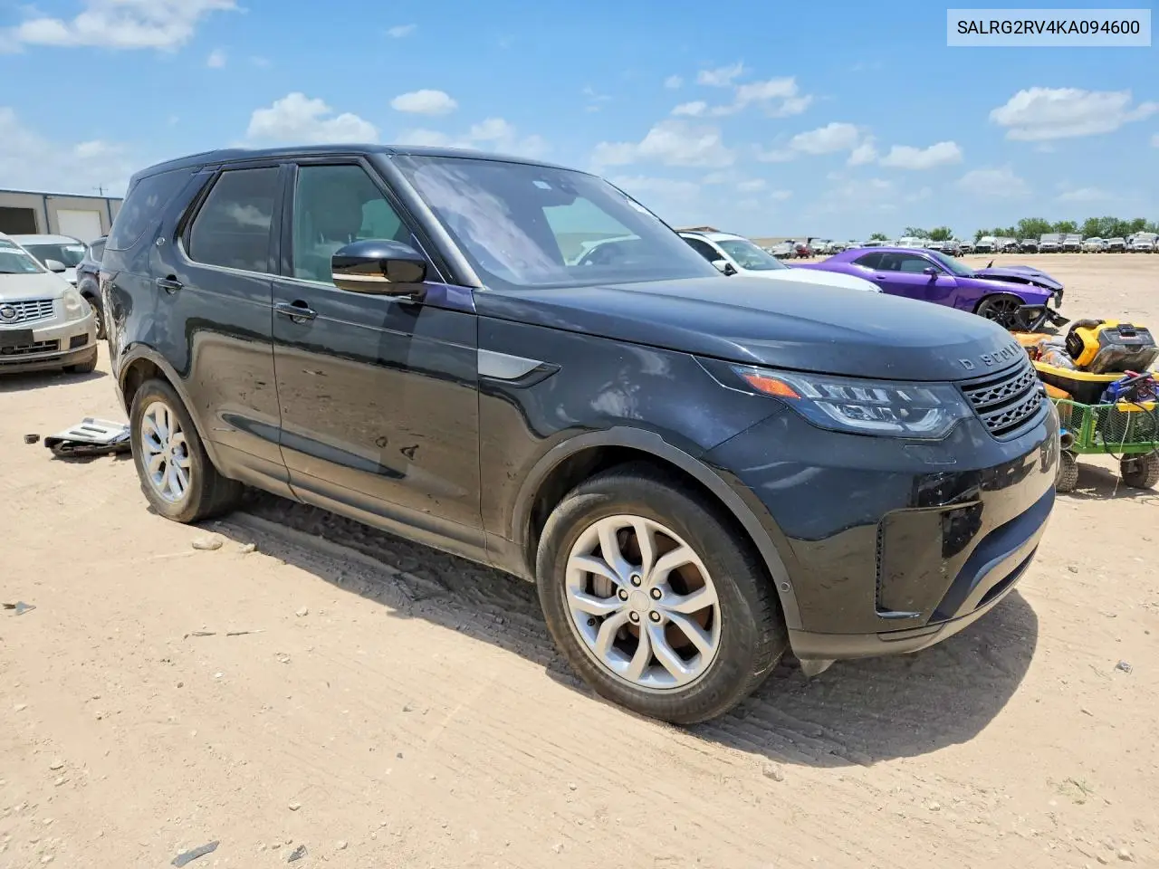 2019 Land Rover Discovery Se VIN: SALRG2RV4KA094600 Lot: 59359586