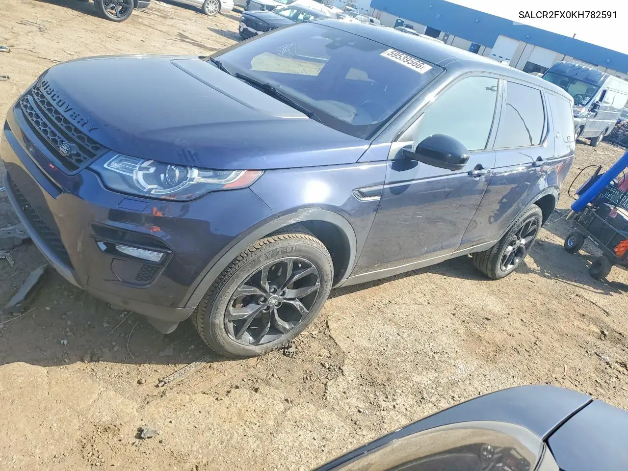2019 Land Rover Discovery Sport Hse VIN: SALCR2FX0KH782591 Lot: 59539566