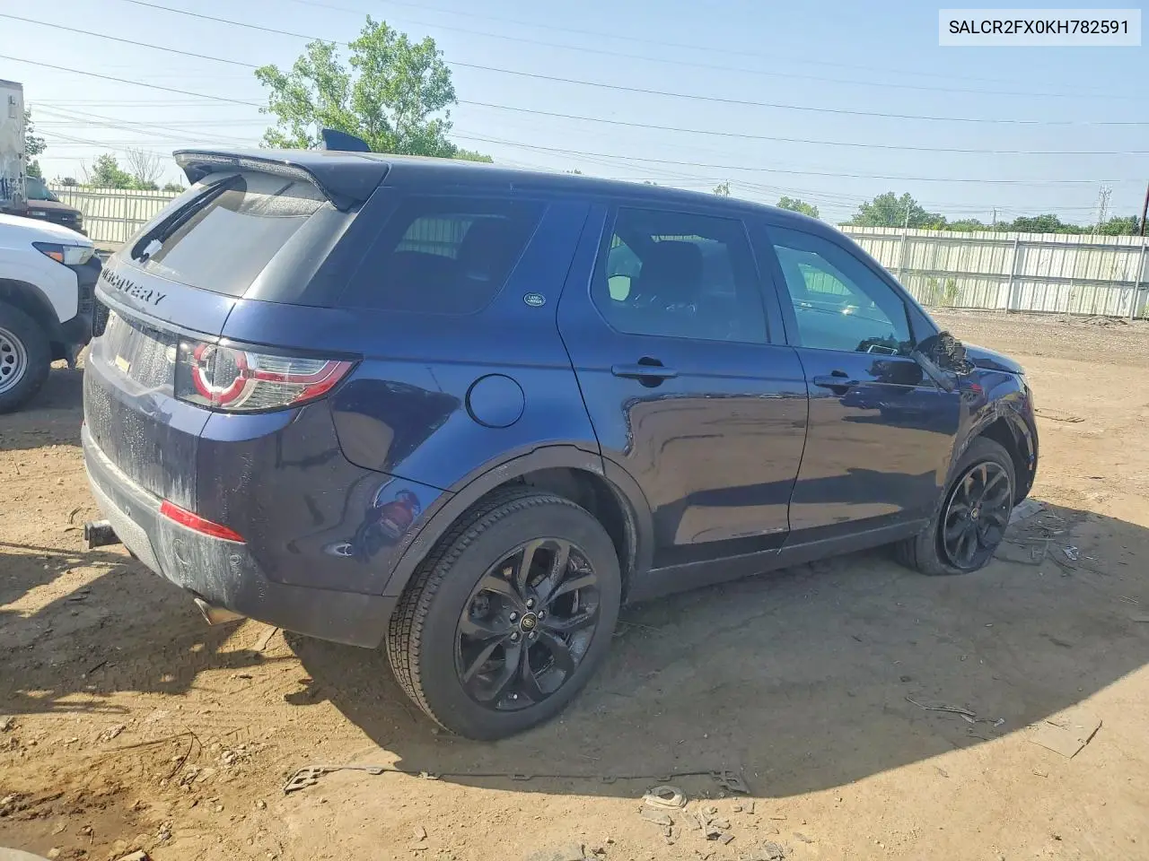 2019 Land Rover Discovery Sport Hse VIN: SALCR2FX0KH782591 Lot: 59539566