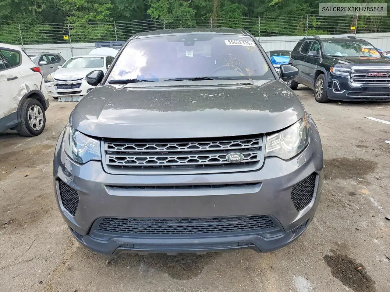 2019 Land Rover Discovery Sport VIN: SALCR2FX3KH785548 Lot: 59652396