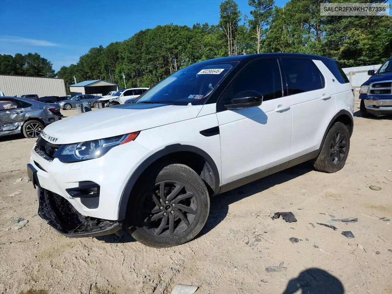 2019 Land Rover Discovery Sport Hse VIN: SALCR2FX9KH787336 Lot: 60296646