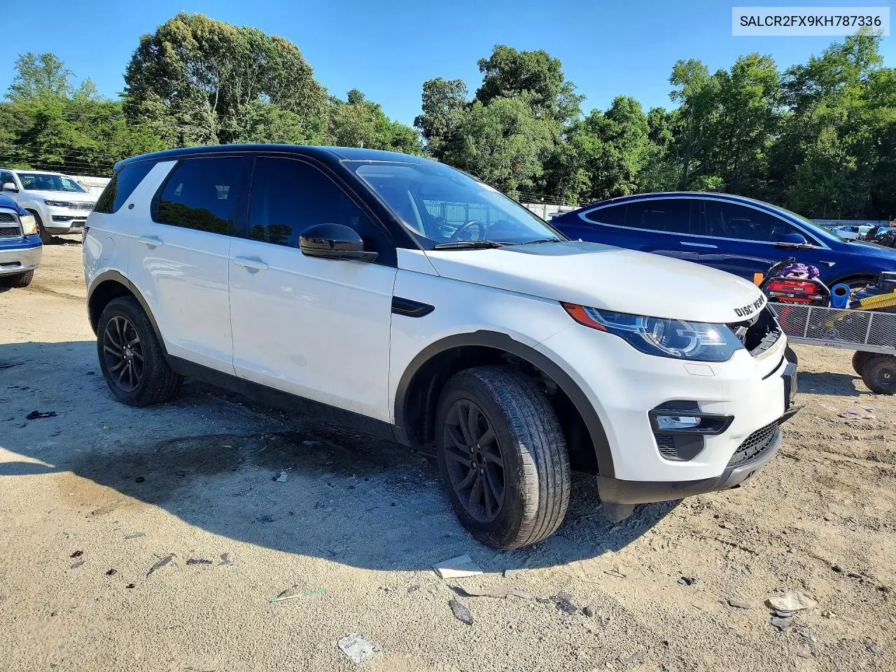 2019 Land Rover Discovery Sport Hse VIN: SALCR2FX9KH787336 Lot: 60296646